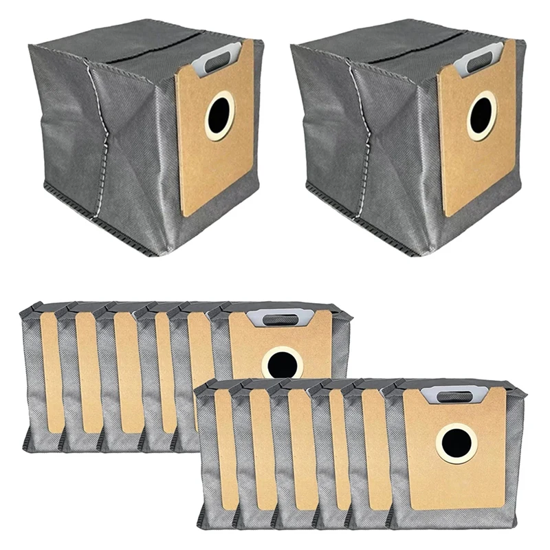 로봇 진공 먼지 봉투 키트, Eufy G35 +, G40 +, G40 하이브리드 + 자동 비움 스테이션용 교체 부품, 14 개