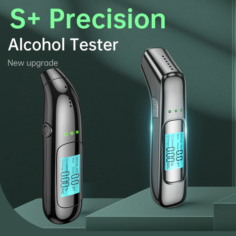 Non-Contact Automobiles Alcohol Tester Portable Blow Detector Traffic Alcohol Tester Vehicle High Precision Measuring Instrument