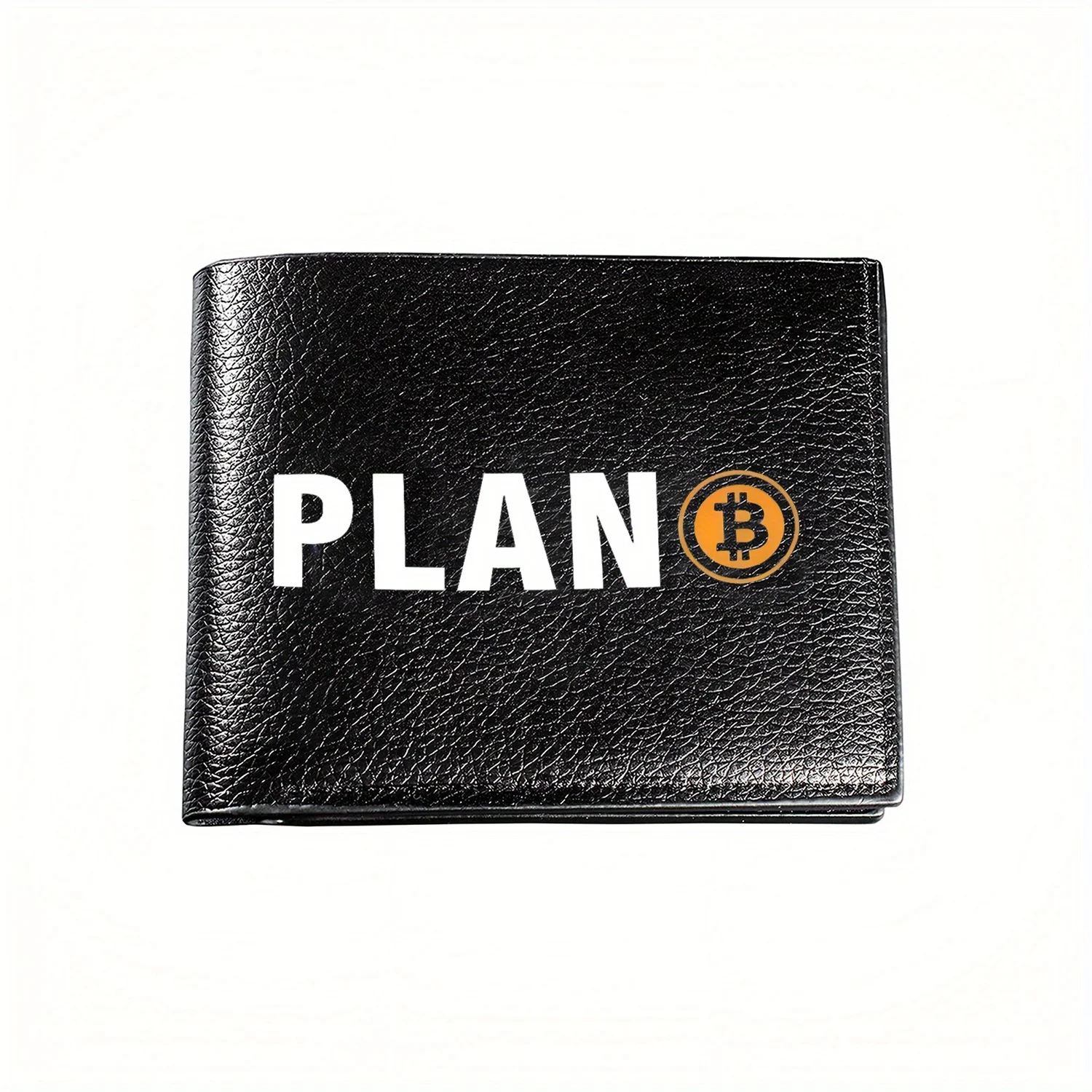 PLAN Bitcoin Logo Business Mens Casual Elegant Simple Practical Quality Wallet Stylish Printing Graphic Creative Christmas Gift