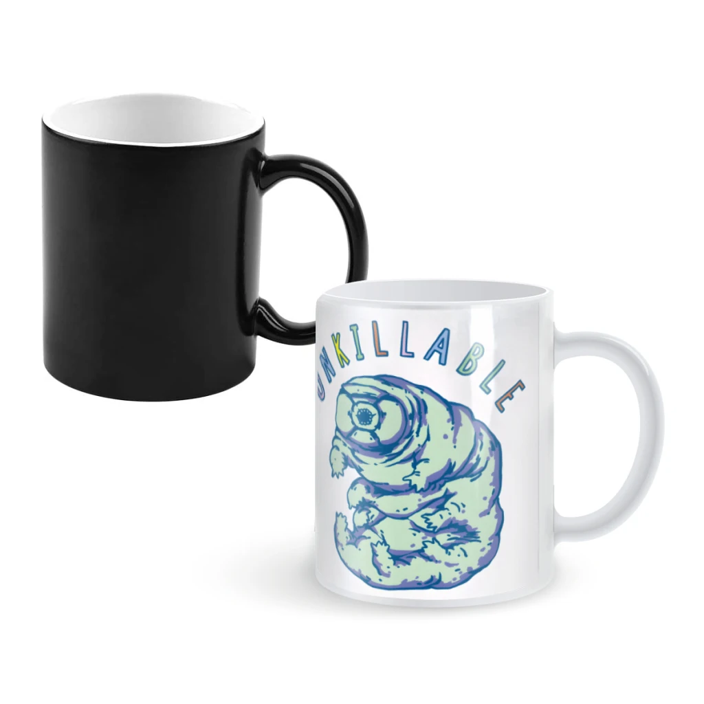 

Unkillable TardigradeCoffee Mugs And Mug Creative Color Change Tea Cup Ceramic Milk Cups Novelty Gifts