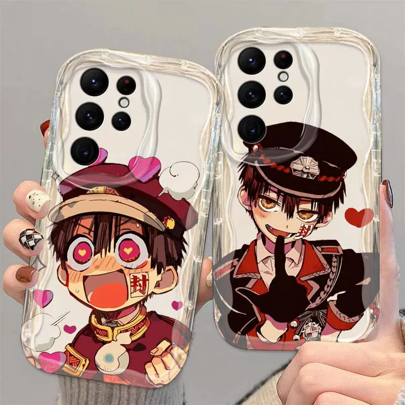 

Toilet-bound Hanako-kun Cute Phone Case For Samsung S25 S24 S23 S22 S21 S20 A04 A05s A05 A06 Ultra Plus FE 5G Wave Oil