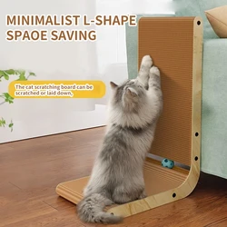 L-type Vertical Cat Scratching Board Wear-resistant and Scratch-resistant Cat Scratch Post Kitten Scratching Furniture Protector