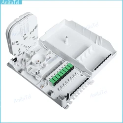 Fiber Terminal Box FTTH Optical fiber distribution box 8-core wall mounted indoor and outdoor fiber optic distribution box