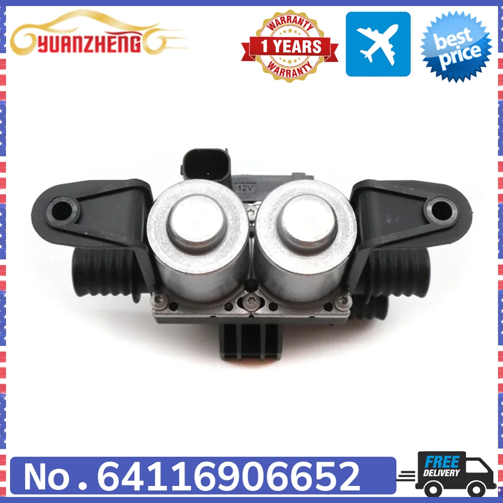 For BMW E60 E63 E65 E66 535i 535i xDrive 535xi 545i 550i 645Ci X5 5 6 7 Series Car Heater Control Valve Solenoid 64116906652
