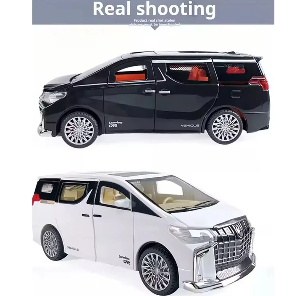 Children's Inertia Pull-back Car Toy with Lighting Sound Simulation Commercial Car Model Boy Gift Toy Car Kids Holiday Gift