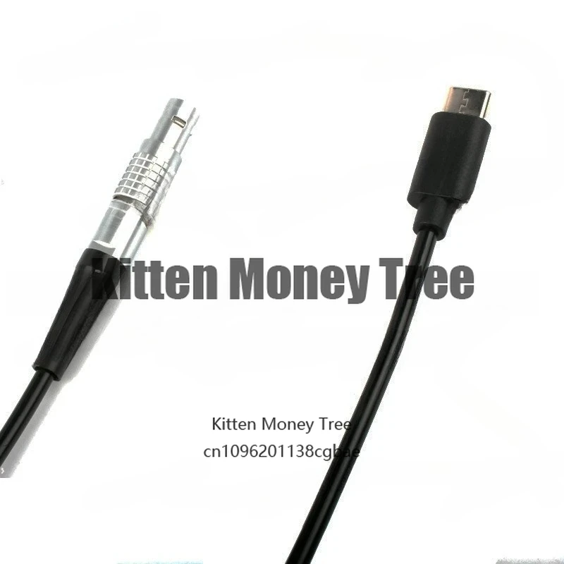 واجهة مخصصة TYPE-C إلى LEMO 2-pin ذكر، رأس ريمو، سلك طاقة سلك مرن خطي #3