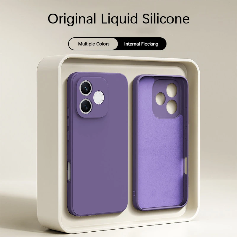 Simple Phone Case for Honor 600 Lite Pro 600Lite 600Pro 600E 5G Funda Candy Square Liquid Silicone Luxury Original Bumper Covers