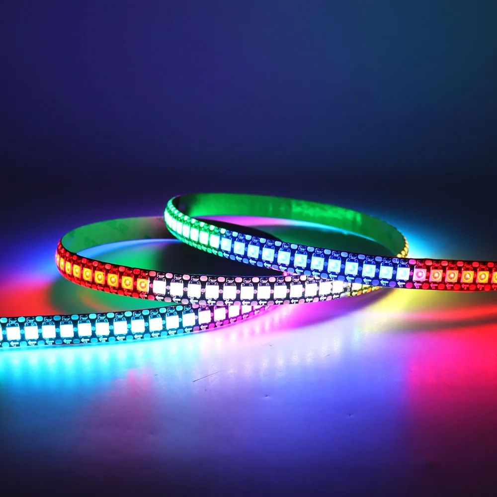 WS2811 WS2812B LED Strip 5V 12V Addressable Light Bar SMD 5050 Black White PCB Dream Color RGB Pixel Tape Led IP67 IP65 IP30