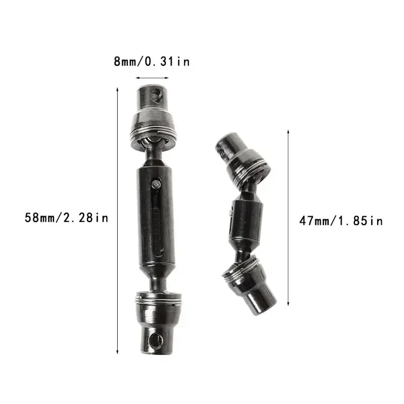 Metal Front Rear Drive Shaft for 1/16 WPL B36 B16 C14 C24 B24 Henglong Truck RC Car Spare Parts R7RB