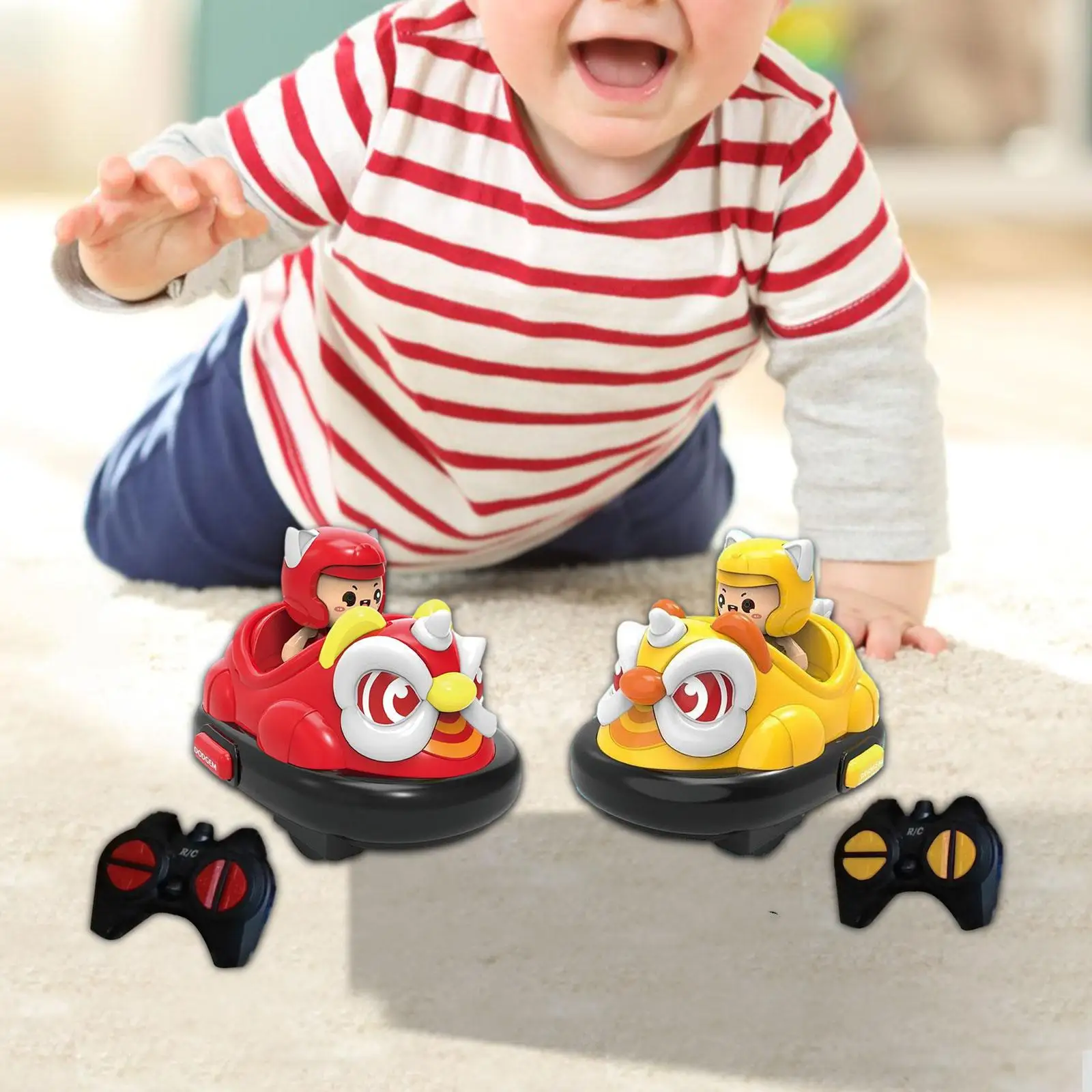 

2 Pieces Remote Control Cars RC Cars RC Vehicle Toy RC Ejecting Car Cartoon for