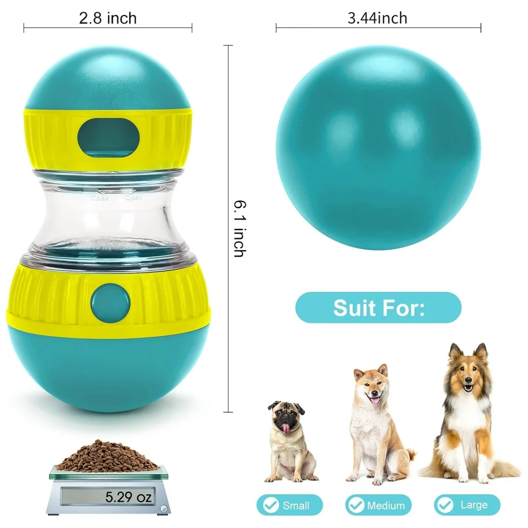 Dog snack toy，interactive snack distribution dog toy，adjustable and durable dog puzzle toy，suitable for small/medium/large dogs