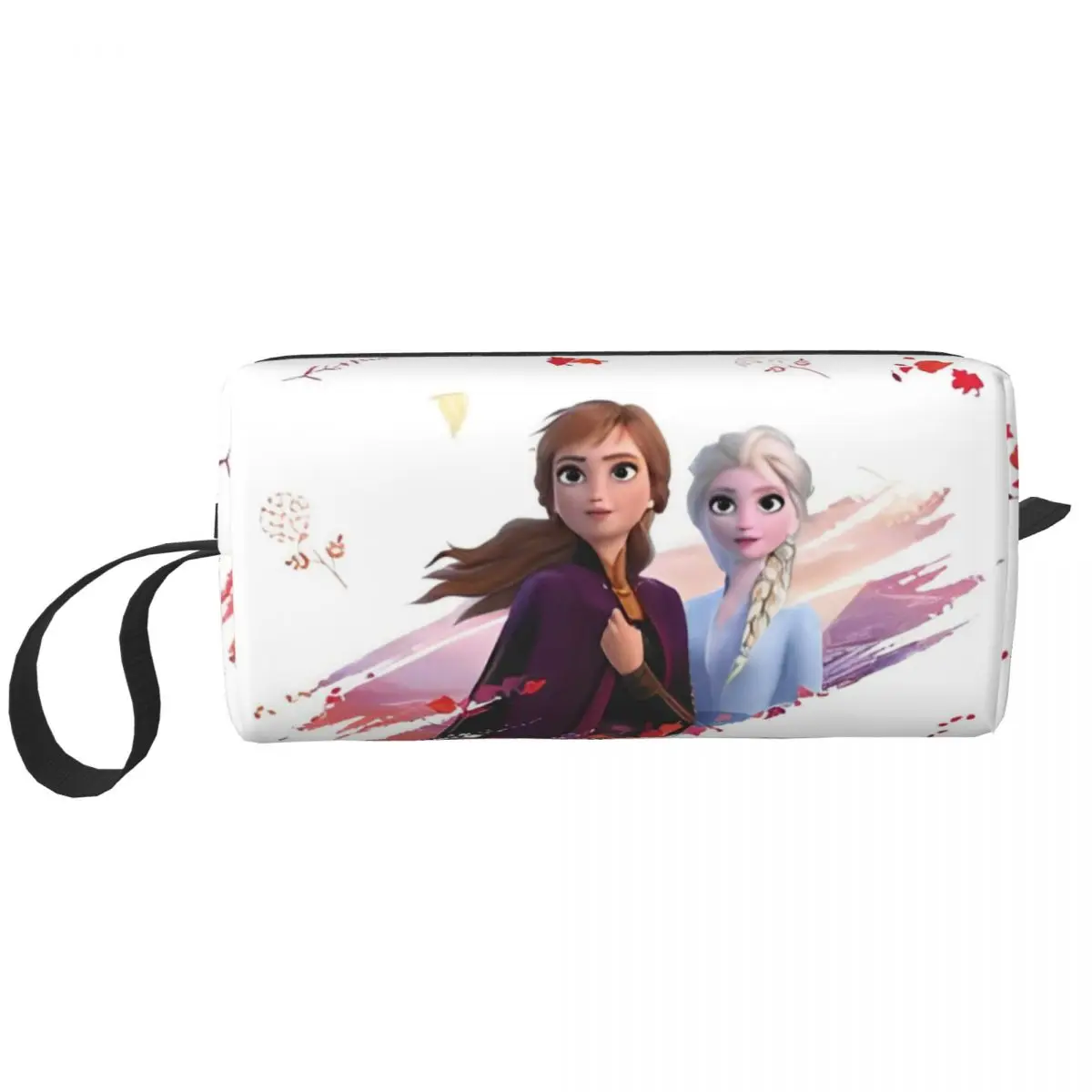 Frozen Elsa Anna Makeup Bag Pouch Zipper Cosmetic Bag Travel Toiletry Bag Organizer Storage Bag Men Women