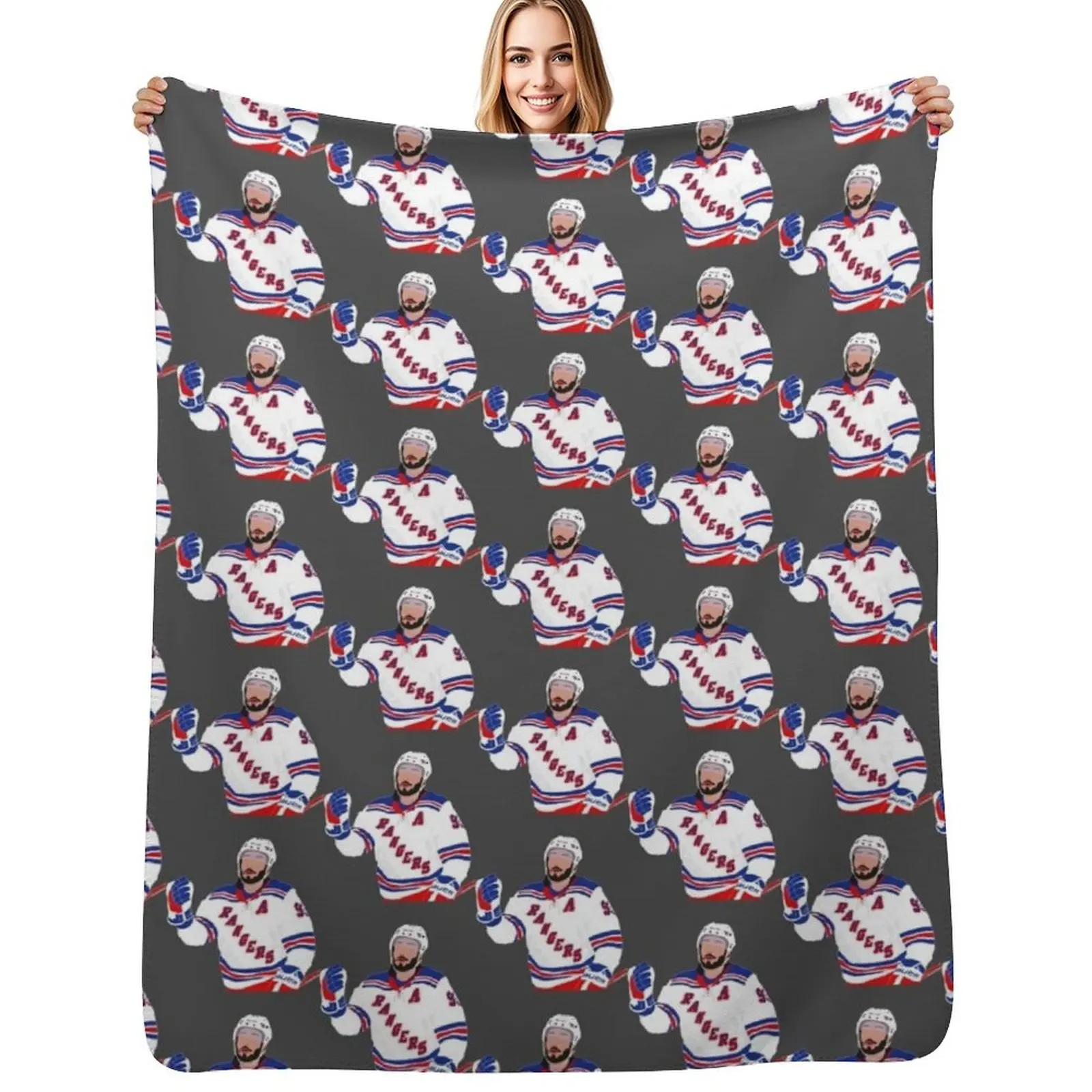 Mika zibanejad Throw Blanket Wrinkle Resistant Lightweight Blanket