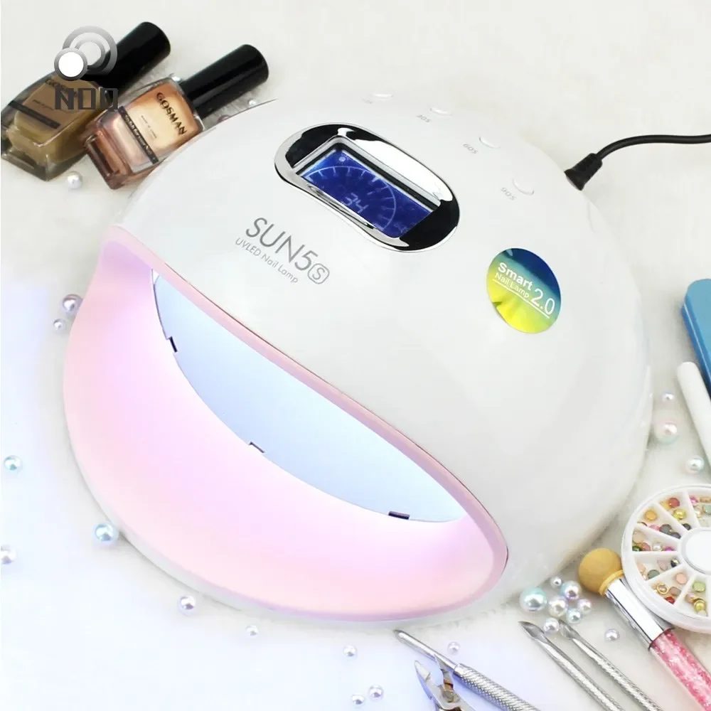 

NOQ Max60W UV LED Lamp For Nails Sun 5s Nail Dryer 30Pcs Leds Beads Ice Ultraviolet Manicure Drying All Gel Polish