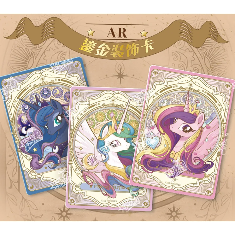 New Genuine KAYOU American Animation My Little Pony Collection Card Cartoon Q-version Characters Practical Cards Birthday Gifts
