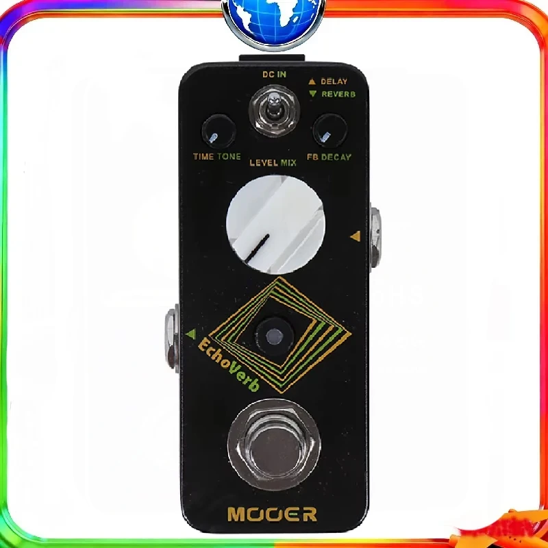 

MOOER-Electric Guitar Effects Pedal, Digital Delay Reverb, True Bypass, Full Metal Shell, Parts Accessories