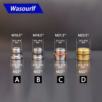 WASOURLF M22 Male Thread Adapter Transfer External Connector Outer For Aerator Shower Brass Faucet Accessories Bathroom Tap Part