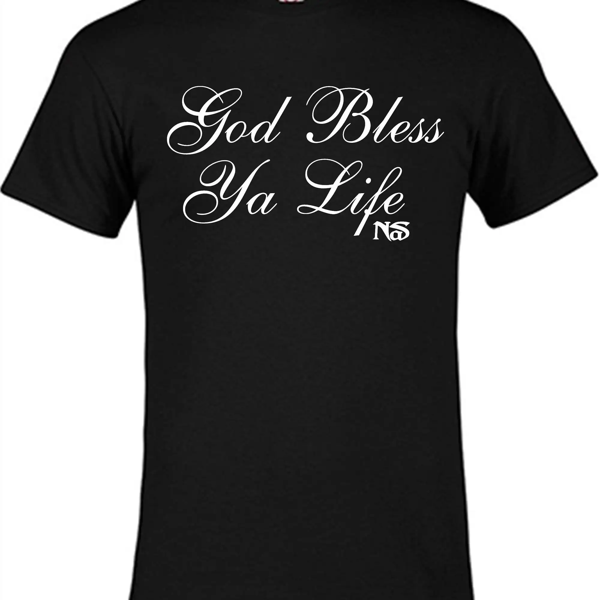 Nas God Bless Ya Life black classic hip hop culture 90s throwback New York East Coast T Shirt