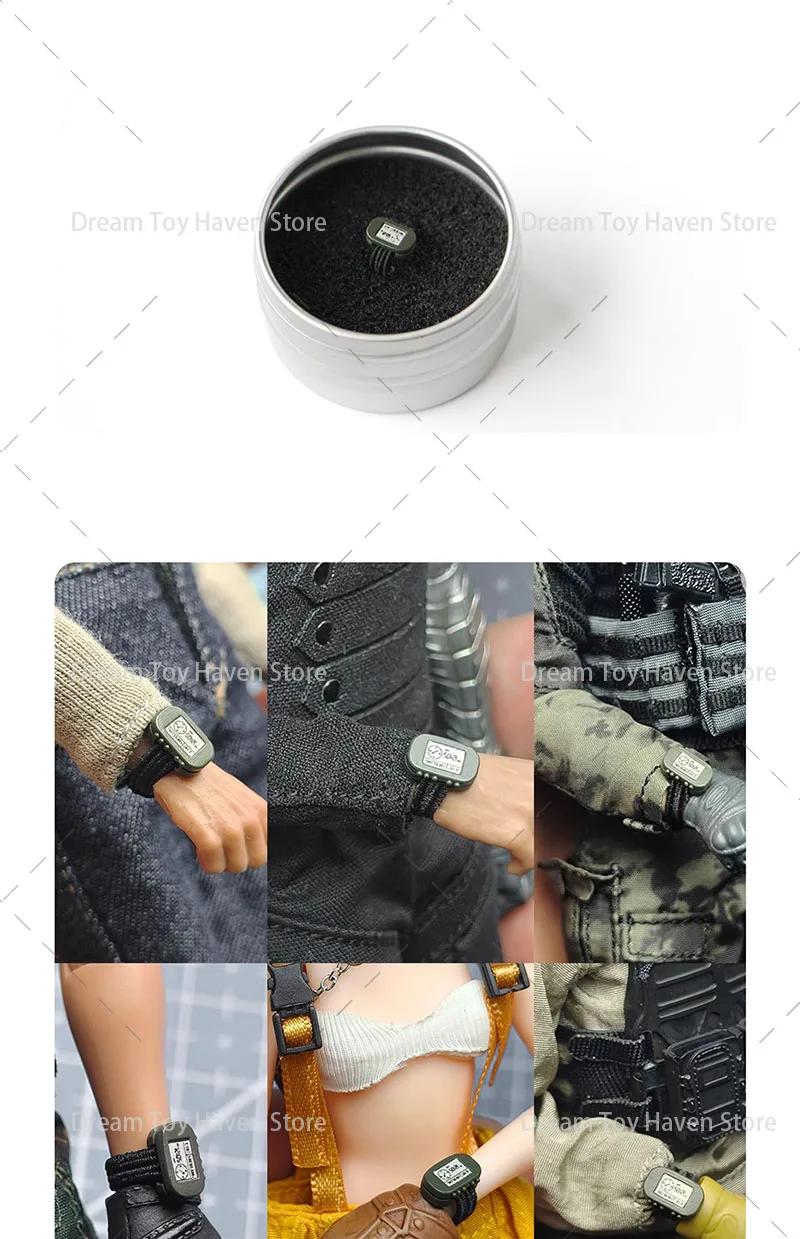 1/12 مقياس GPS لتحديد المواقع ساعة نموذج معصمه المعدات التكتيكية العسكرية الملحقات تناسب 6 بوصة عمل الشكل الجندي الدمى #2