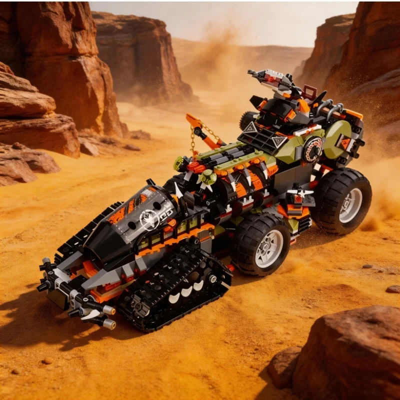 

2026 DIY technology Diesel walnut building block dragon truck assembly Creative Decoration Christmas birthday Gift