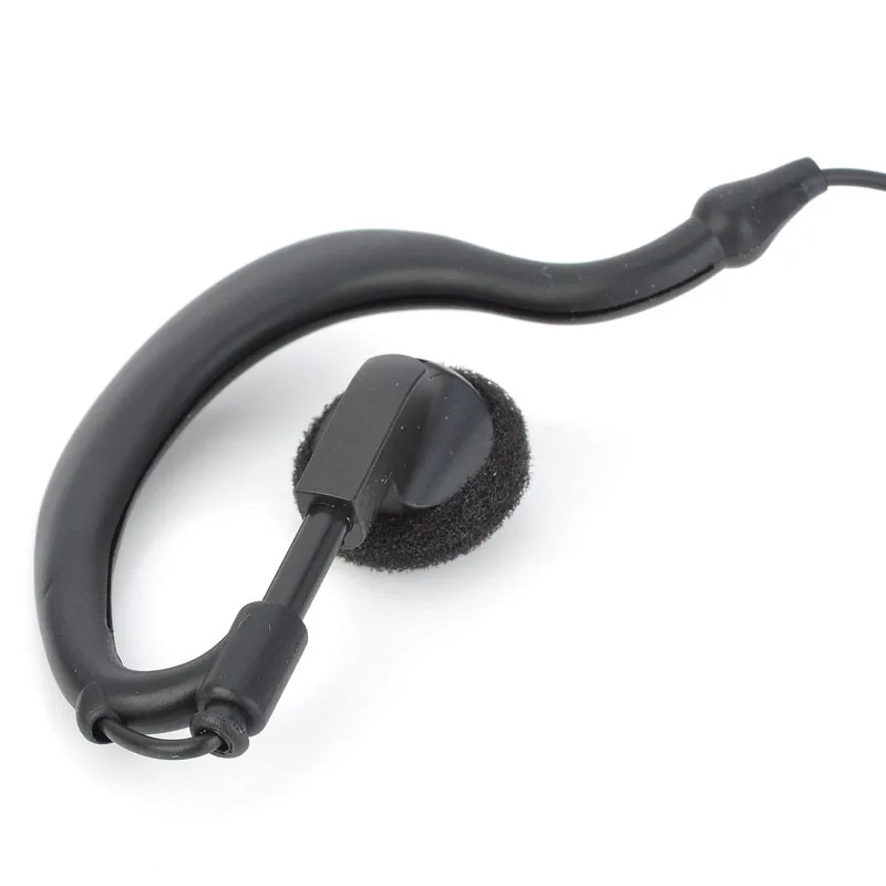 1 Pin Ear Hook Earpiece Headset PTT Mic Speaker for Motorola Talkabout Cobra TLKR T4 T5 T6 T60 T80 T6200 T6220 T280 T5900 Radio