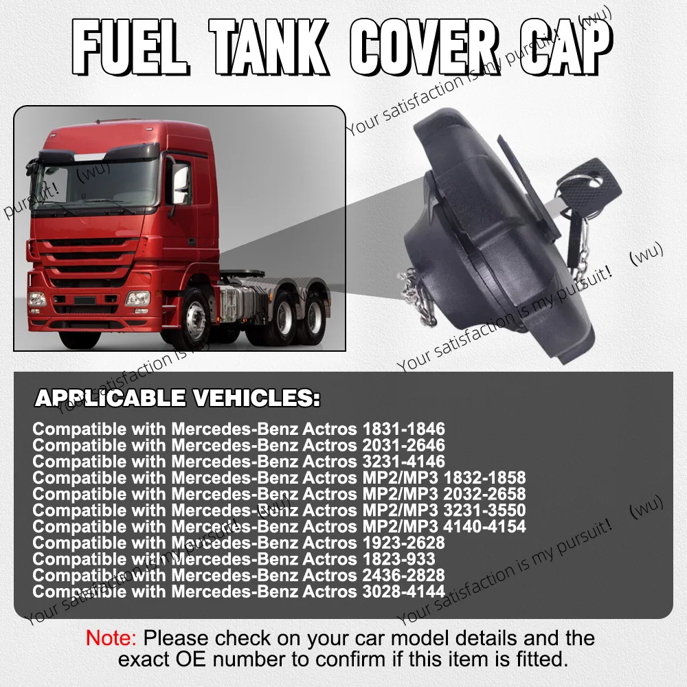 

Для грузовика Mercedes-Benz Actros MP2 MP3 A0004700405 Крышка топливного бака с ключом для автомобильных внешних деталей