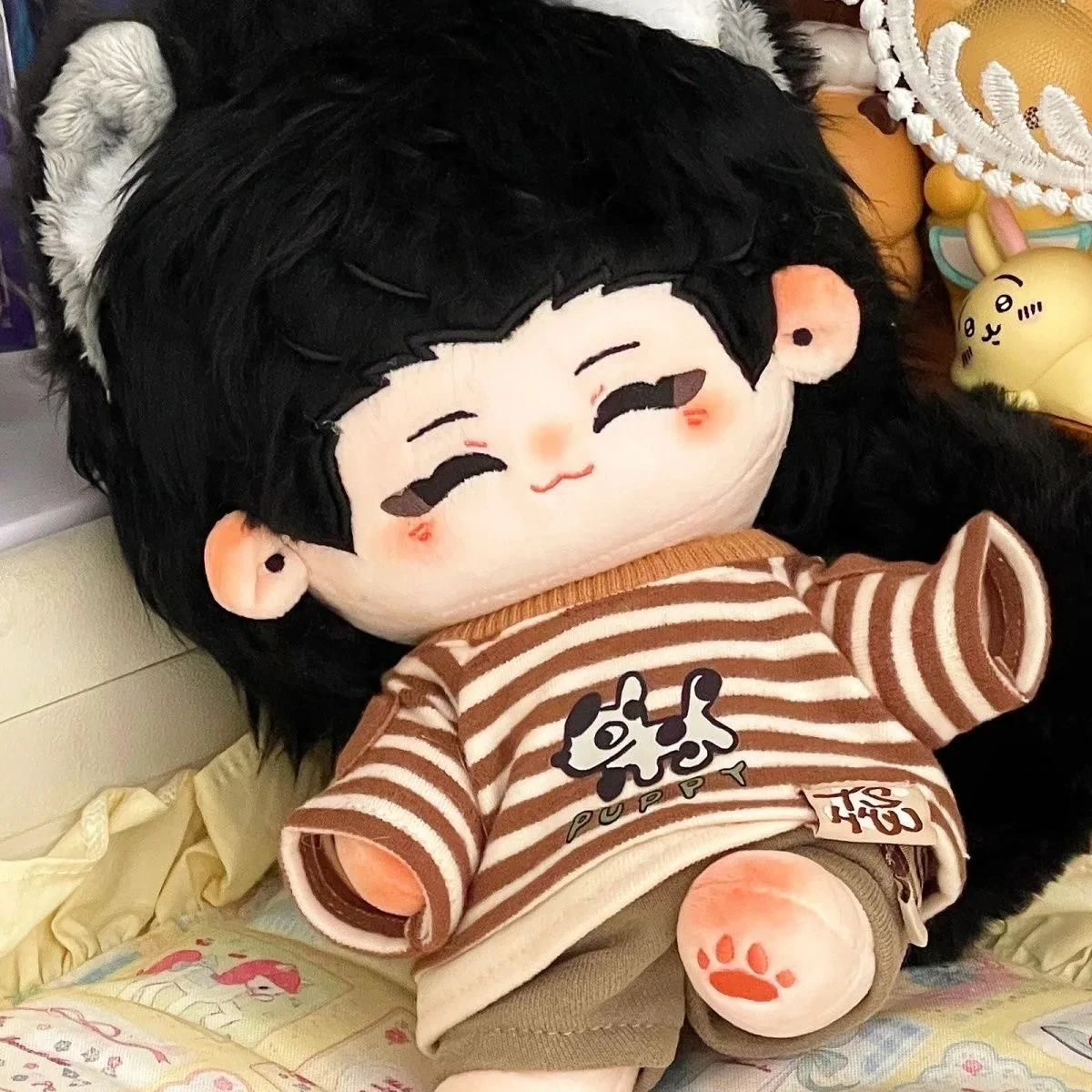 

Anime Geto Suguru Attribute Cosplay Monster Soft Plush Doll Body Dress Up Cotton Stuffed Plushie Pillow Toys Dolls Figure 20cm