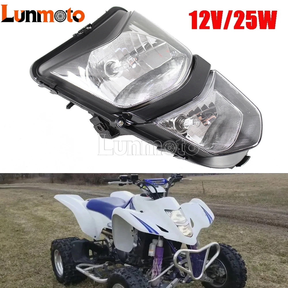 

QUADSPORT Headlamp ATV Filaments Dual Beam Headlight For Kawasaki KFX400 KSF400 KSF400A6F 2003-06 Suzuki LT-Z400Z LT-Z400 03-08