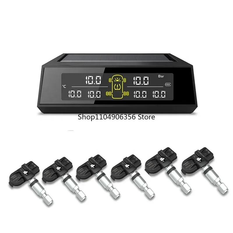 

В наличии автобус Солнечный грузовик TPMS Заводской высококачественный мониторинг давления в шинах Внутренние датчики Обнаружение в реальном времени для 6-колесных колес