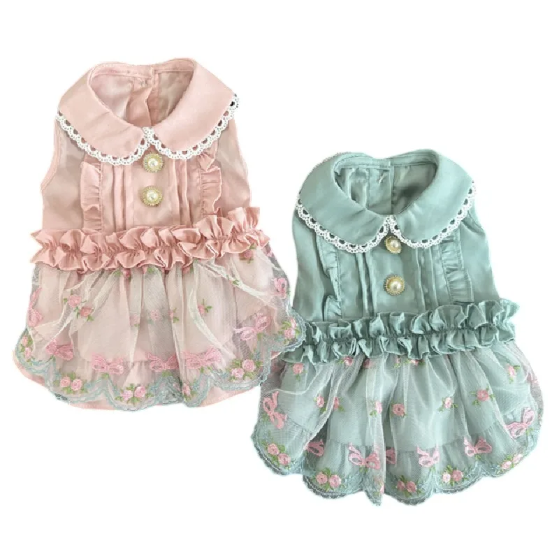 

Pet Summer Clothes Small Dog Dress Yorkshire Terrier Pomeranian Maltese Shih Tzu Poodle Bichon Schnauzer Clothing Puppy Skirt