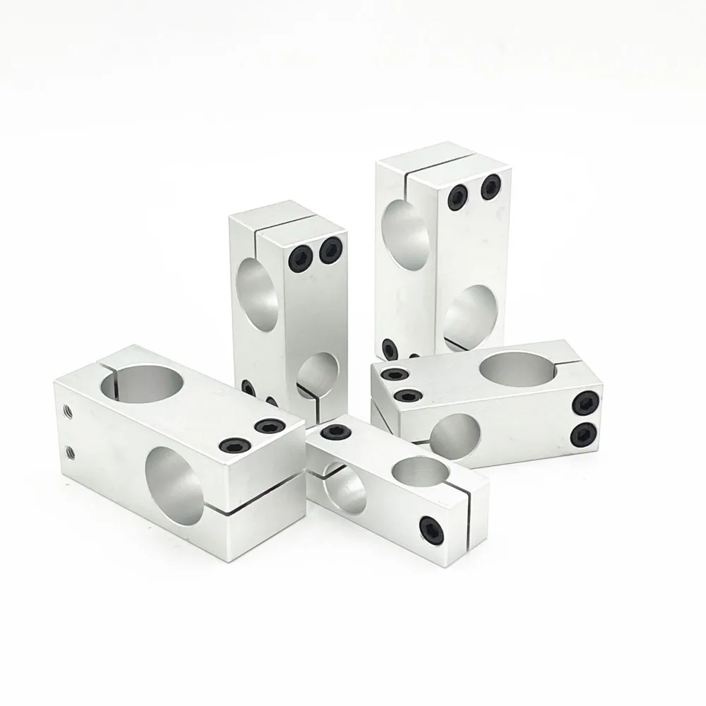 1pcs Aluminum Alloy Optical Axis Cross Block Steel Pipe Fixing Bracket Connecti Dia 6 8 10 12 14 15 In Stock