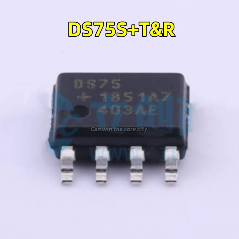 5-100 PÇS/LOTE novo DS75S + T & R DS75S + patch SOP8 chip sensor de temperatura, local original pode ser levado diretamente