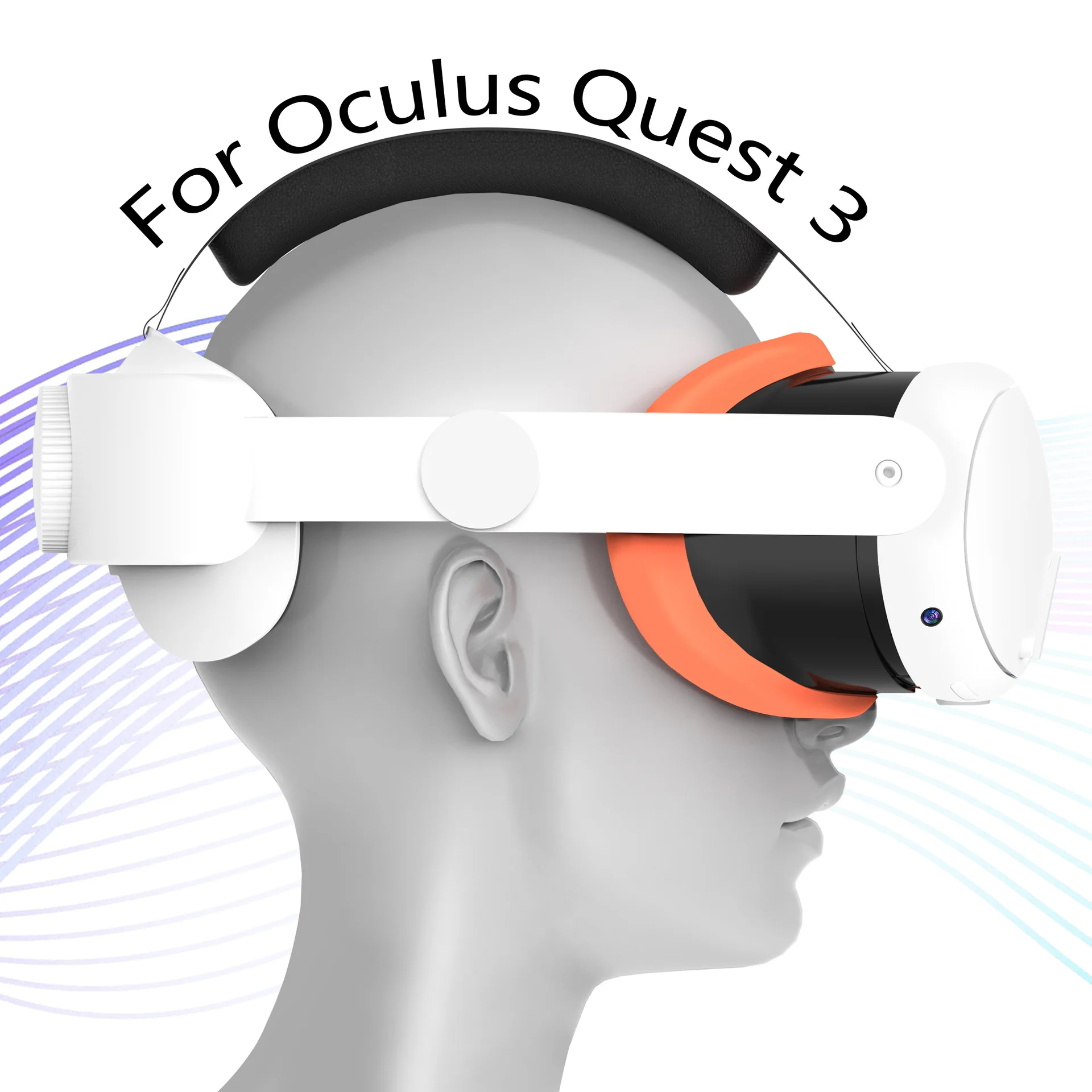 Untuk Meta Quest 3 penutup mata silikon bantalan wajah pengganti penutup masker antikeringat kacamata VR untuk ocular Quest 3 Aksesori