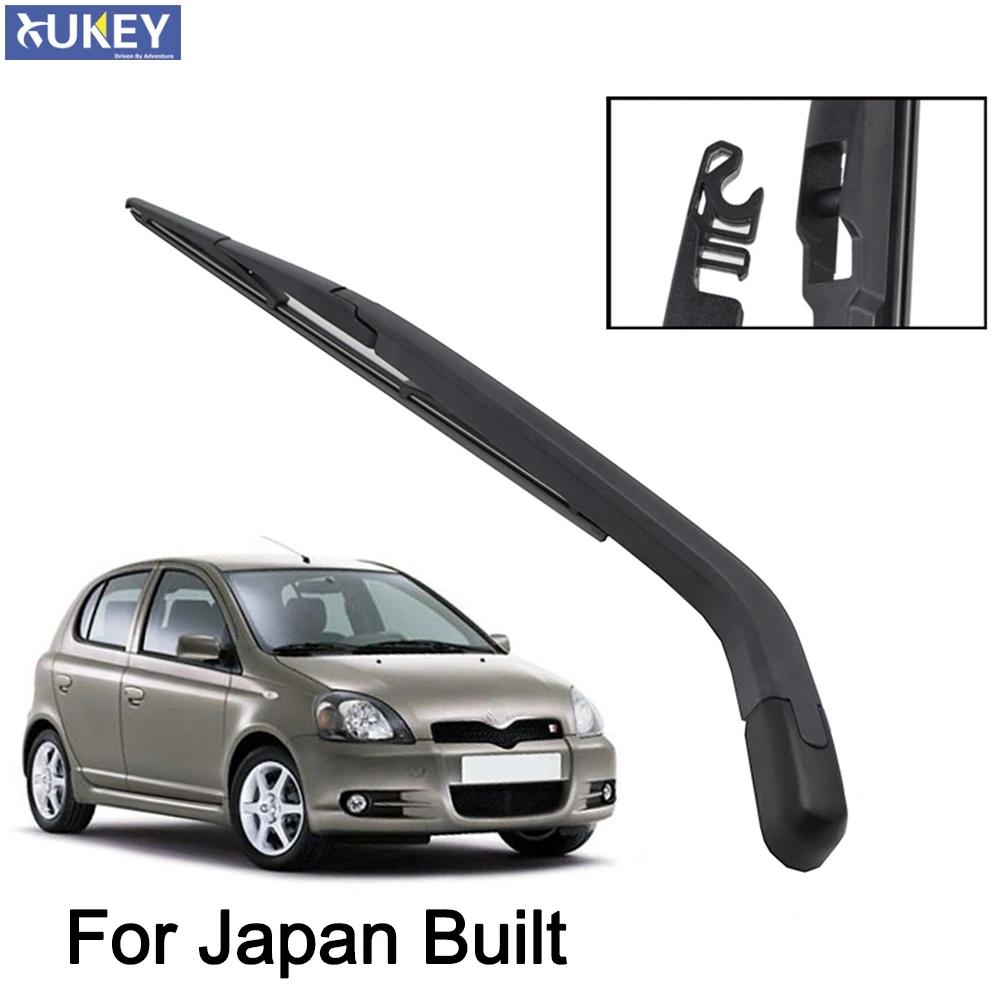 Xukey Windshield Windscreen Wiper Arm Blade Kit Set For Toyota Yaris Japan Built Rear Window 1999 2000 2001 2002 2003 2004 2005