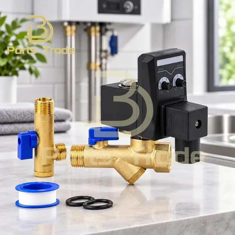 1PCS 1/2 Inch DN15 Electric Timer Auto Water Valve Electronic Drain Solenoid Valve for Air Compressor Condensate OPT-A OPT-B