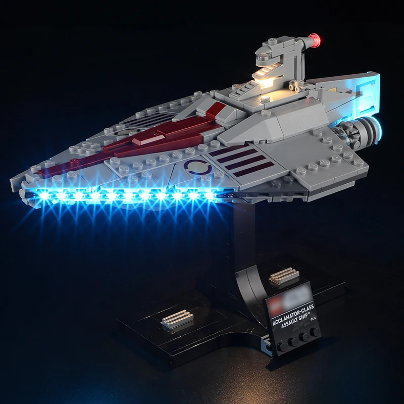 DIY LED Light Kit สําหรับ LEGO 75404 Assault Ships (เฉพาะไฟ LED,ไม่มีบล็อกรุ่น)