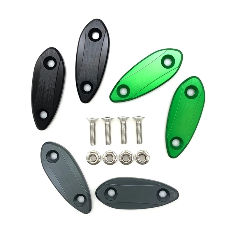 

Rearview Mirrors Hole Cover For ZX25R ZX6R Motorbike Miror Base Plate Block Off