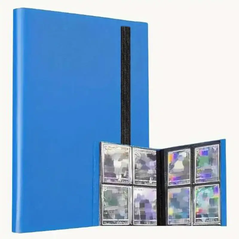 Premium multi-pocket trading card binder - biedt plaats aan 160/360/480 kaarten - duurzame PP-hoes - ideaal voor basketbal-, voetbal- en sportkaarten