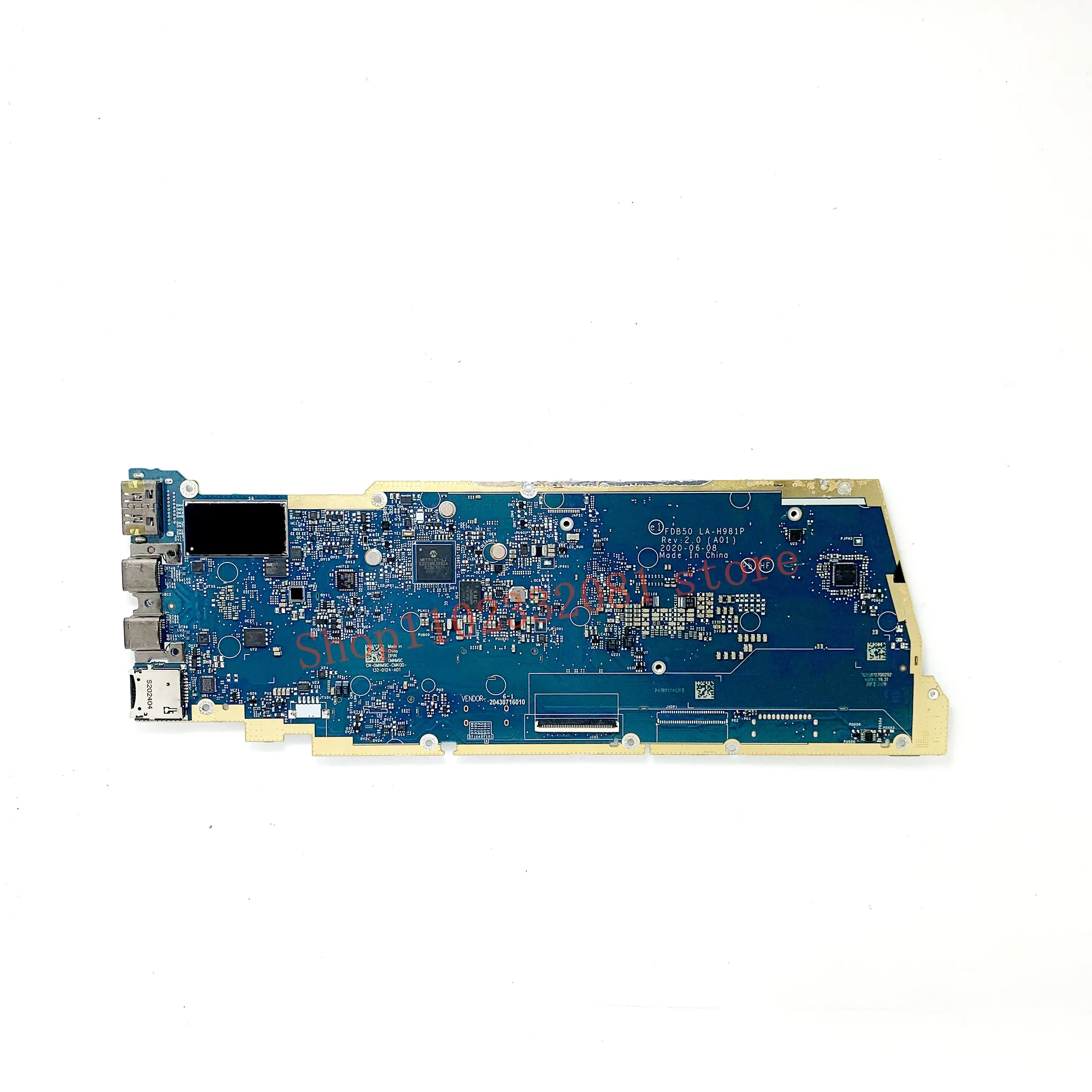 CN-0MNM9C 0MNM9C MNM9C FDB50 LA-H981P NEW Mainboard With SRGP1 I7-10810U CPU For DELL 9510 Laptop Motherboard 100 Full Tested OK