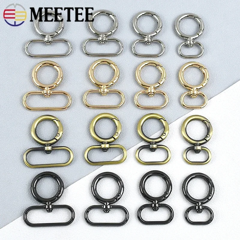 

2/5/10Pcs 20-38mm Metal Buckles for Bag Strap Swivel Lobster Clasp Clothes Belt Keychain Spring Snap Hook DIY Sewing Accessories