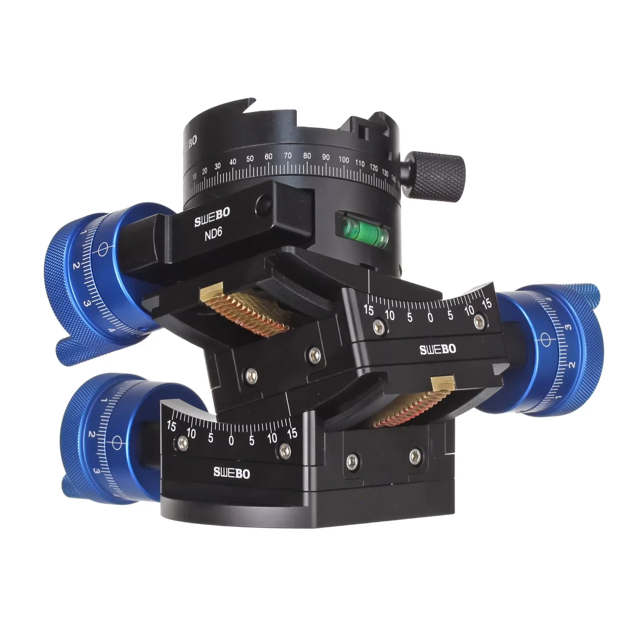 Three-Axis gear ballhead Starry Sky Panoramic Delay Photography Video for canon nikon sony fujifilm camare