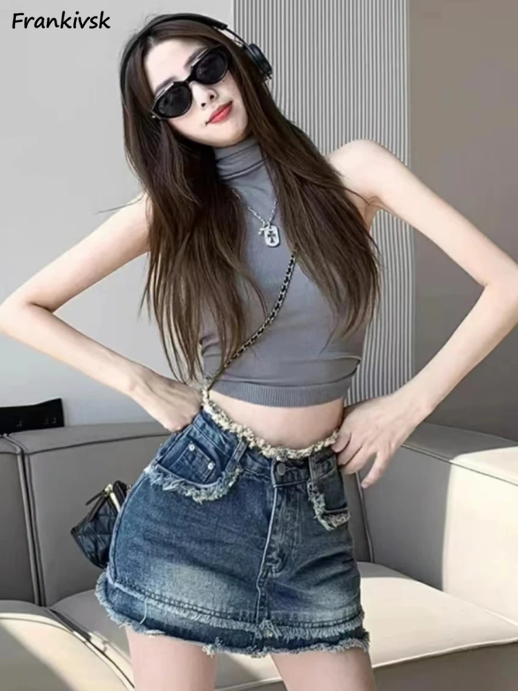 

Shorts Women Daily Hotsweet Sexy Fashion Summer Korean Style Shinny All-match Simple Vintage Zipper Chic Streetwear Students New