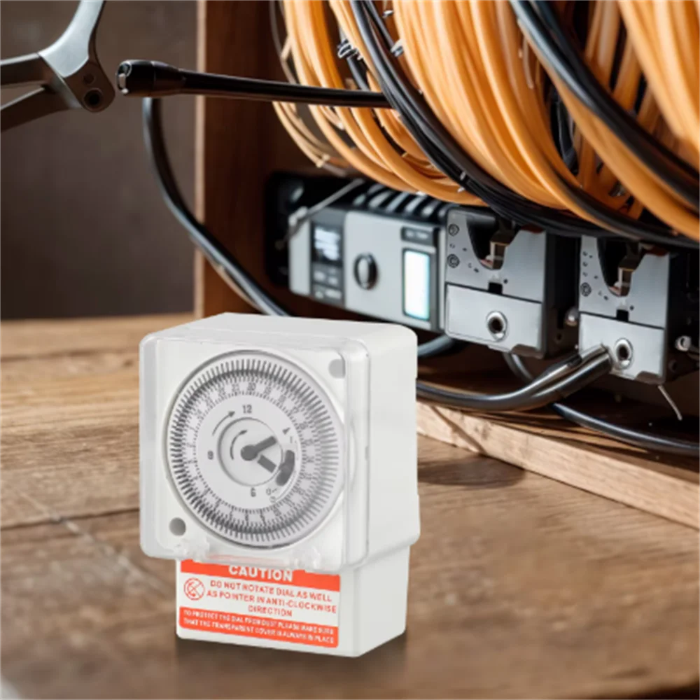 TH188 24H 100-240V 16A Programmable Mechanical Timer Switch - 24 Hour Time Switch Controller