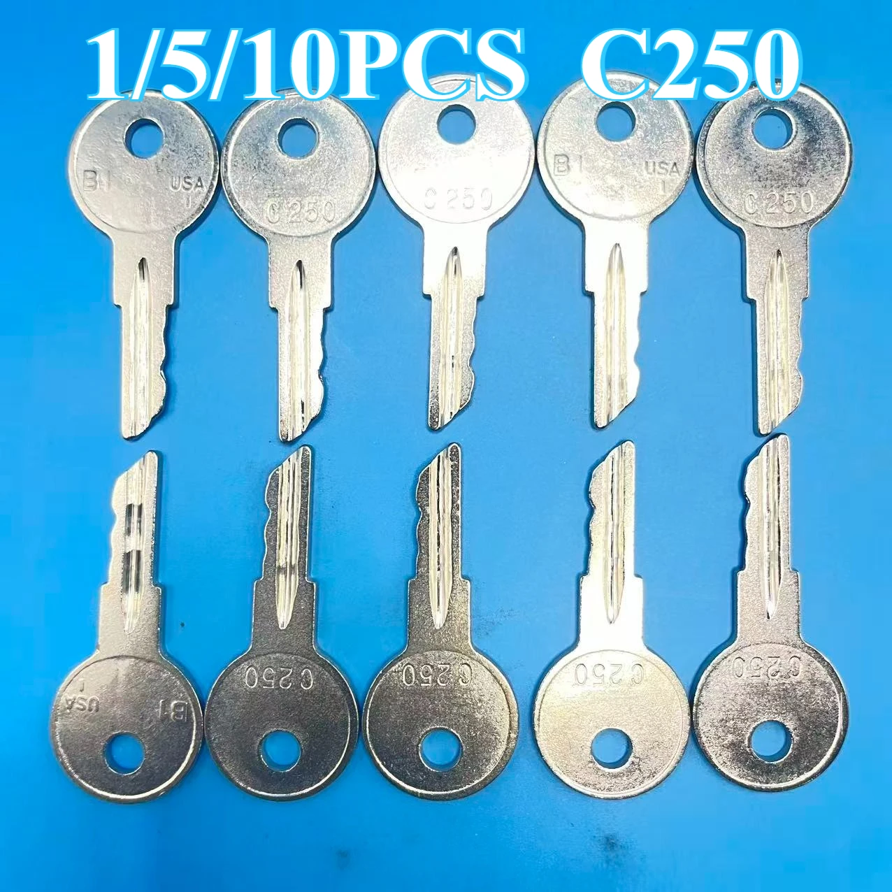 C250 KEY 1/5/10PCS C250 Lgnition Key 170151-001 For Crown Forklift