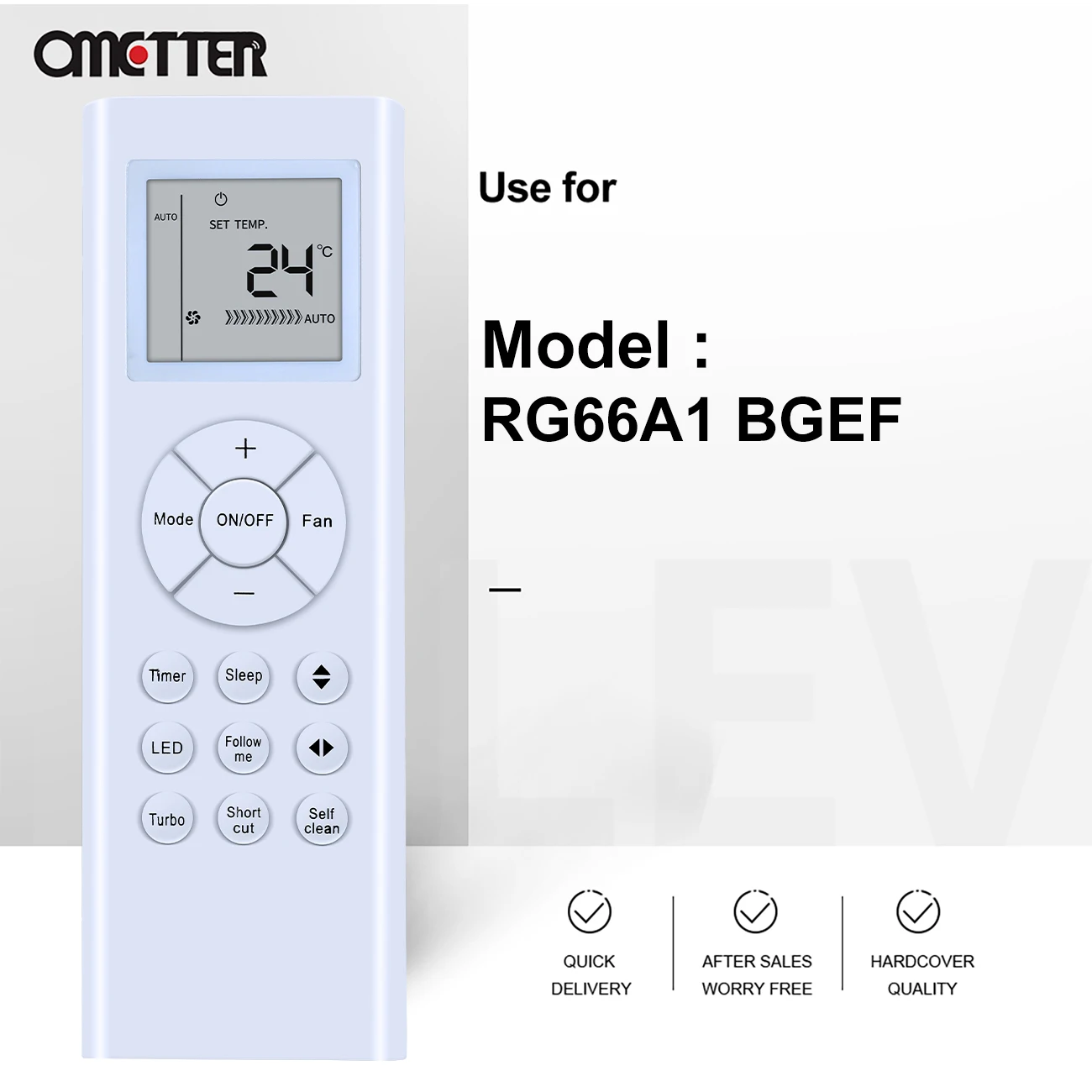 RG66A/BGEF For Midea Air Conditioner Remote Control & Kaden KS09 KS12 KS18 KS24 KS28