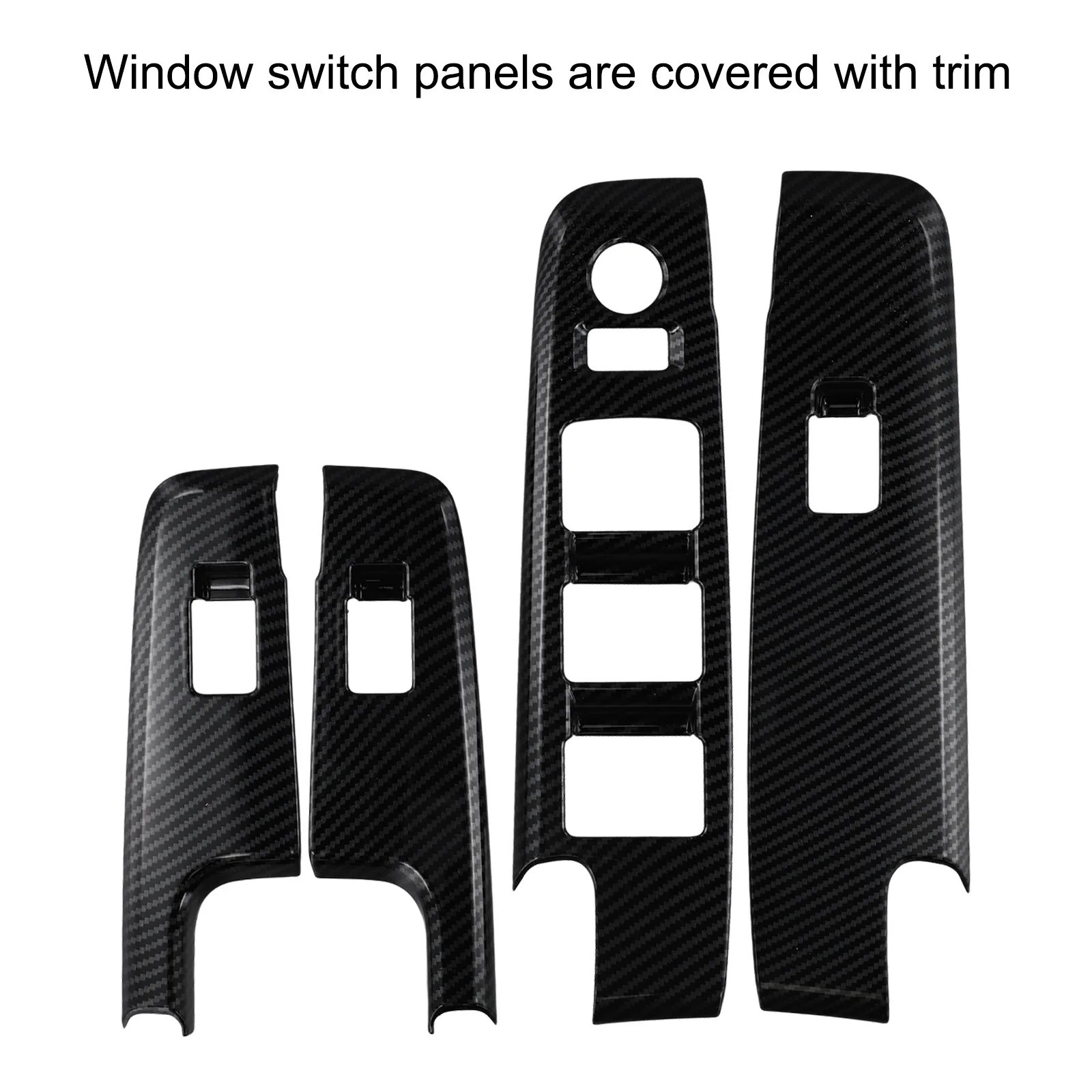 

Высококачественная отделка салона из углеродного волокна для Dmax 2023-2024, идеальная замена из АБС-пластика, для праворульных автомобилей