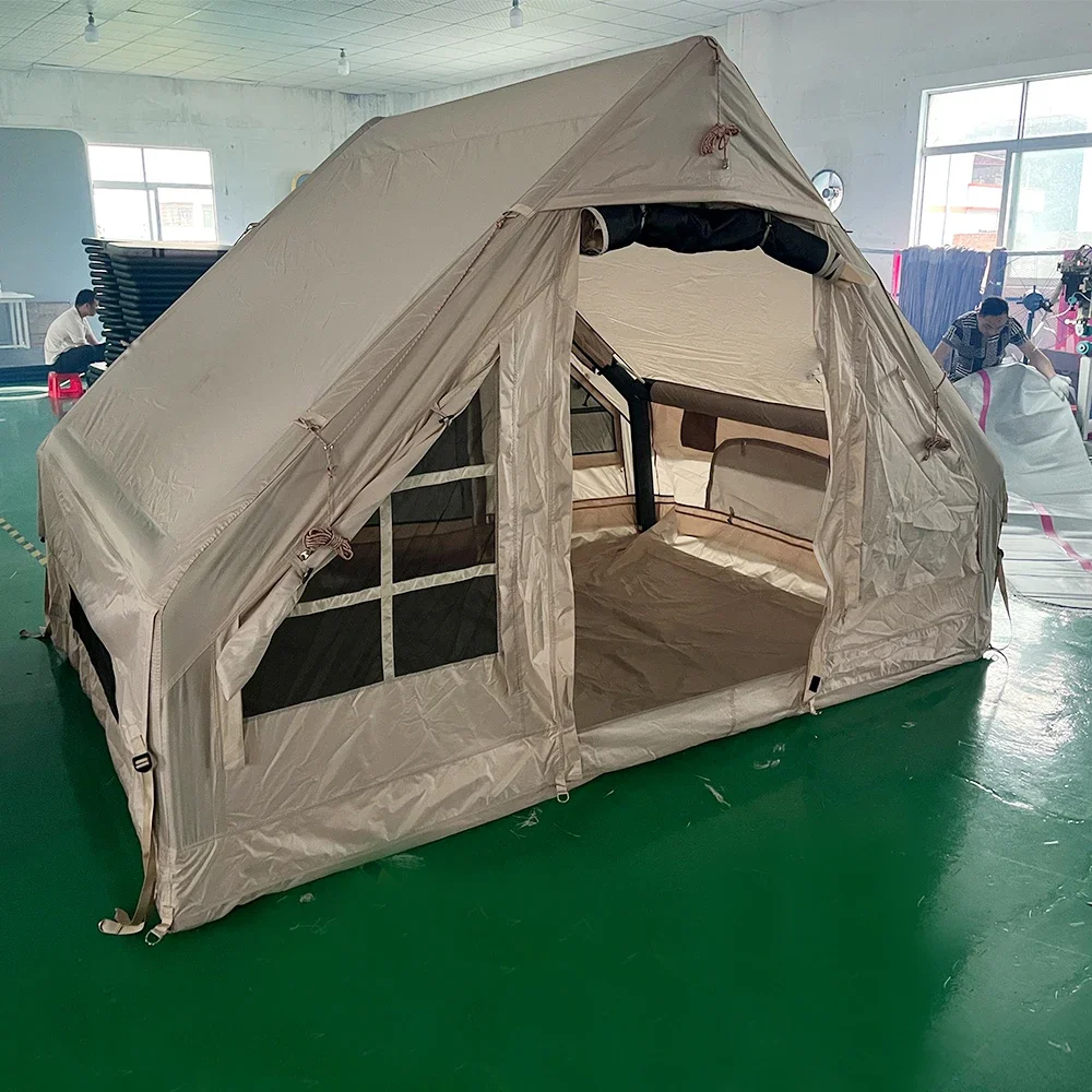 outdoor cotton air pole  Trip Tents Movable Travel Tent Quick Opening Inflatable Camping House