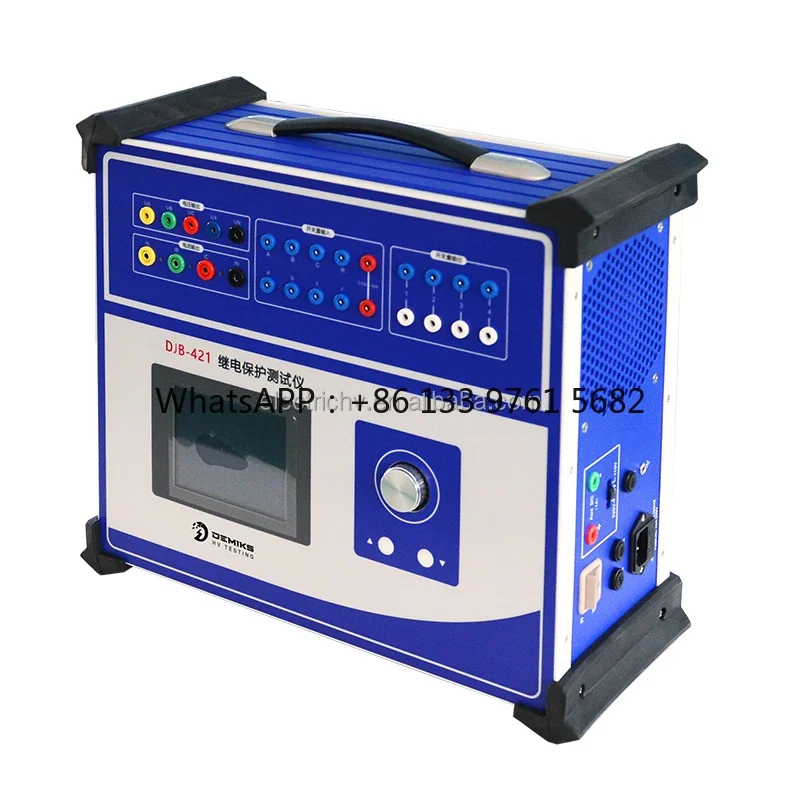 معدات اختبار مقاومة الجهد الذكي DJB-421 مجموعة اختبار التتابع ثلاثي الطور #4