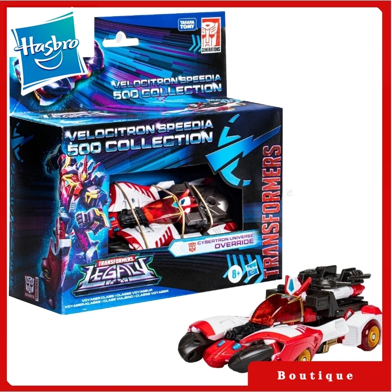 ในสต็อก Hasbro Transformers toysLegacy Velocitron Speedia 500 คอลเลกชัน Override ตัวเลขการกระทํา Autobots งานอดิเรกของขวัญ