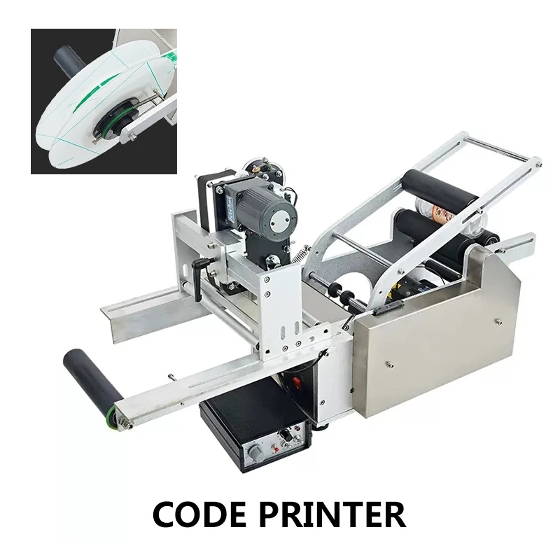 

Coder Semiautomatic Labeling Machine Label Manual Labeling Machine High Precision Easy to Operate Round Bottle Labeling Machine